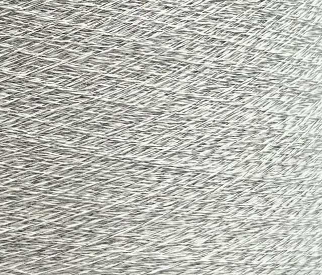 Art. Superflex Nm 2/80 – Kaschmir-Stretchgarn, col. Eisgrau Mélange | Zimpfer Wolle Selezione